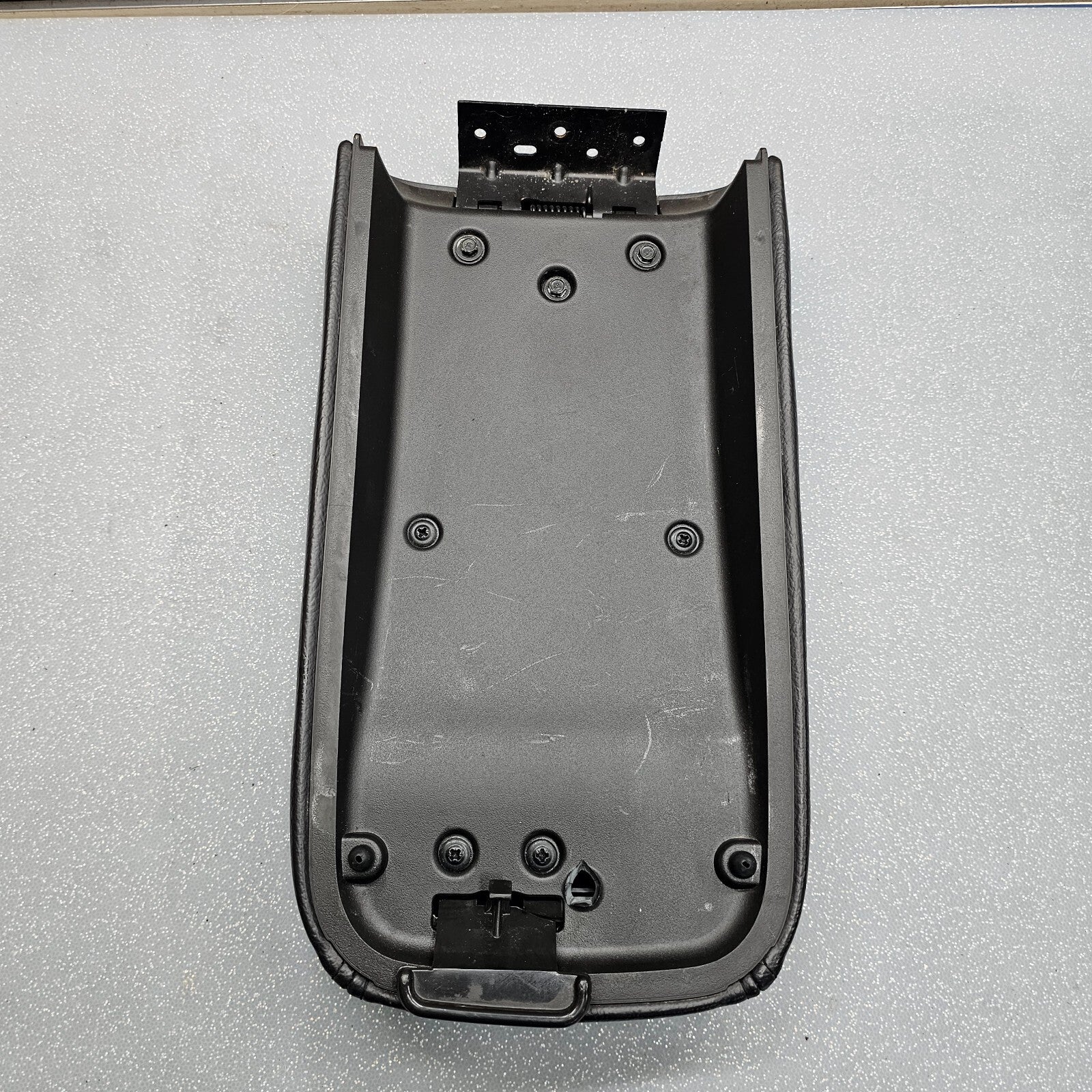 🔥02-09 Trailblazer ENVOY Center Console Armrest Lid Top Pad Cover LEATHER BLACK