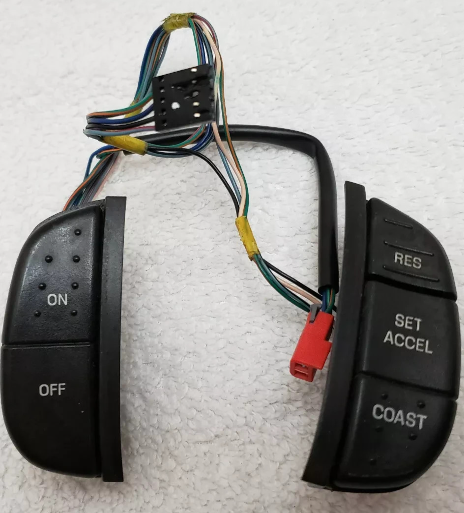 🔥99-07 FORD F250 F350 SUPERDUTY STEERING WHEEL CRUISE CONTROL BUTTONS SWITCH