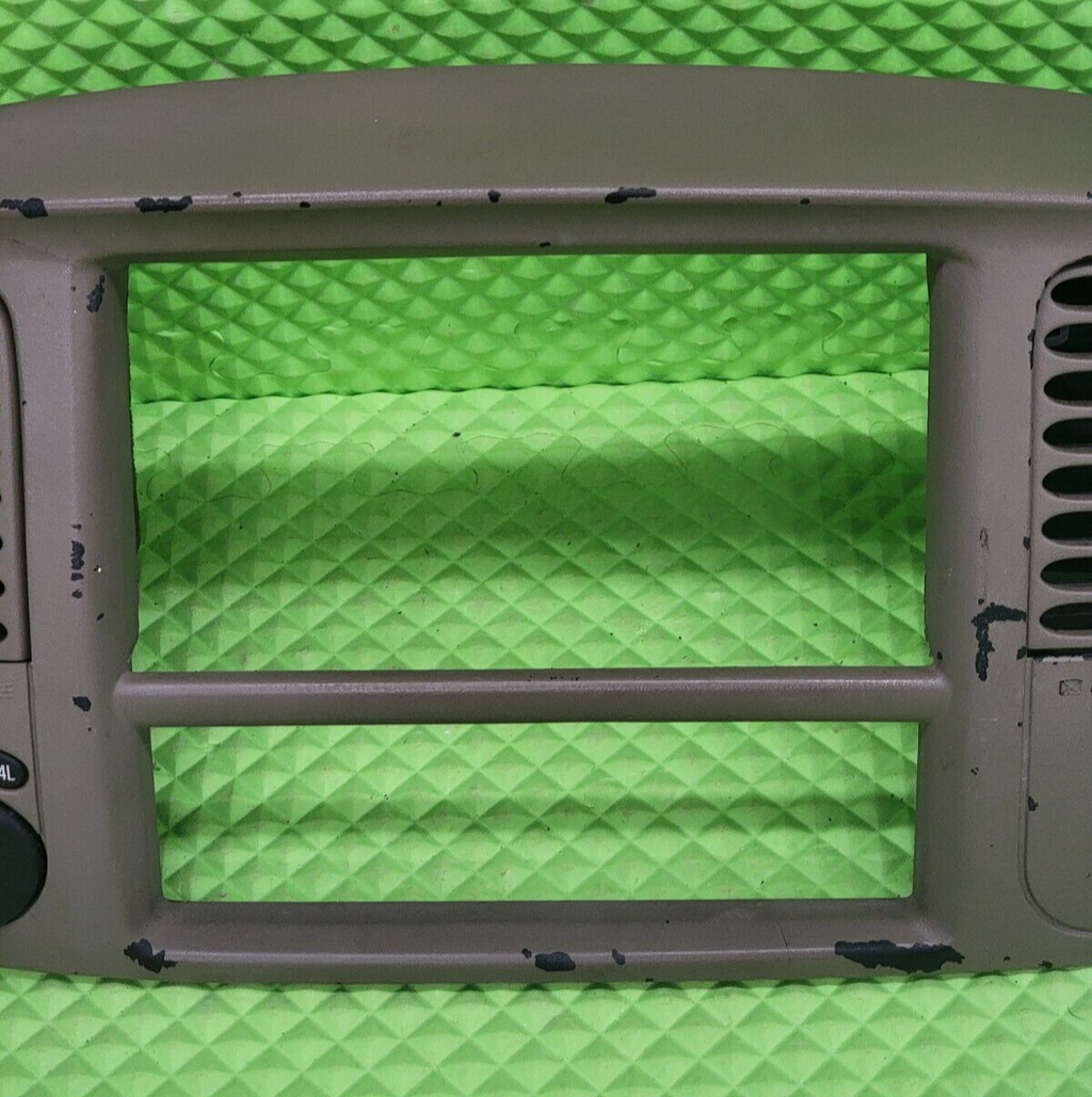 🔥97-03 Ford F150 Center Dash Radio Climate BEZEL TRIM Panel Line A4WD Lt Tan B1