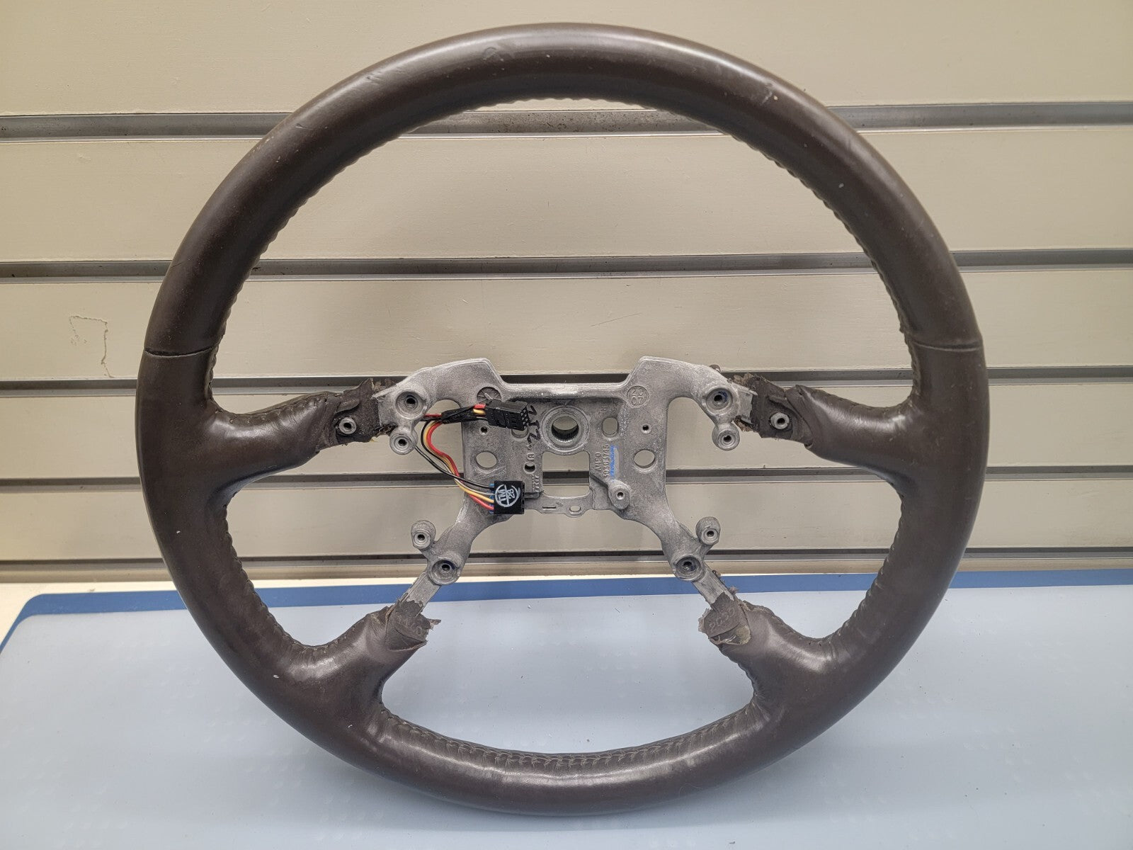 🔥2006-2011 CADILLAC DTS STEERING WHEEL Leather Black