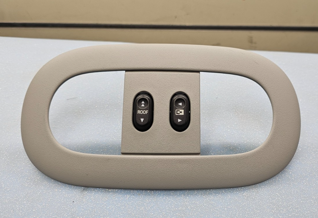 🔥04-08 Ford F150 Overhead Console Front Center Dome Light Sunroof Switch GRAY