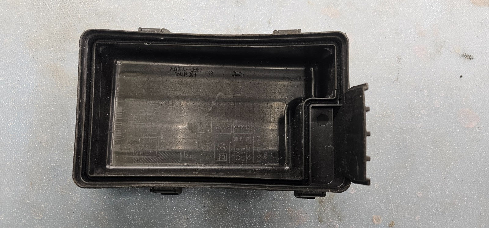 🔥03-07 Accord Engine Bay Fuse Relay Box Fusebox Cover Cap Lid Trim Panel Black