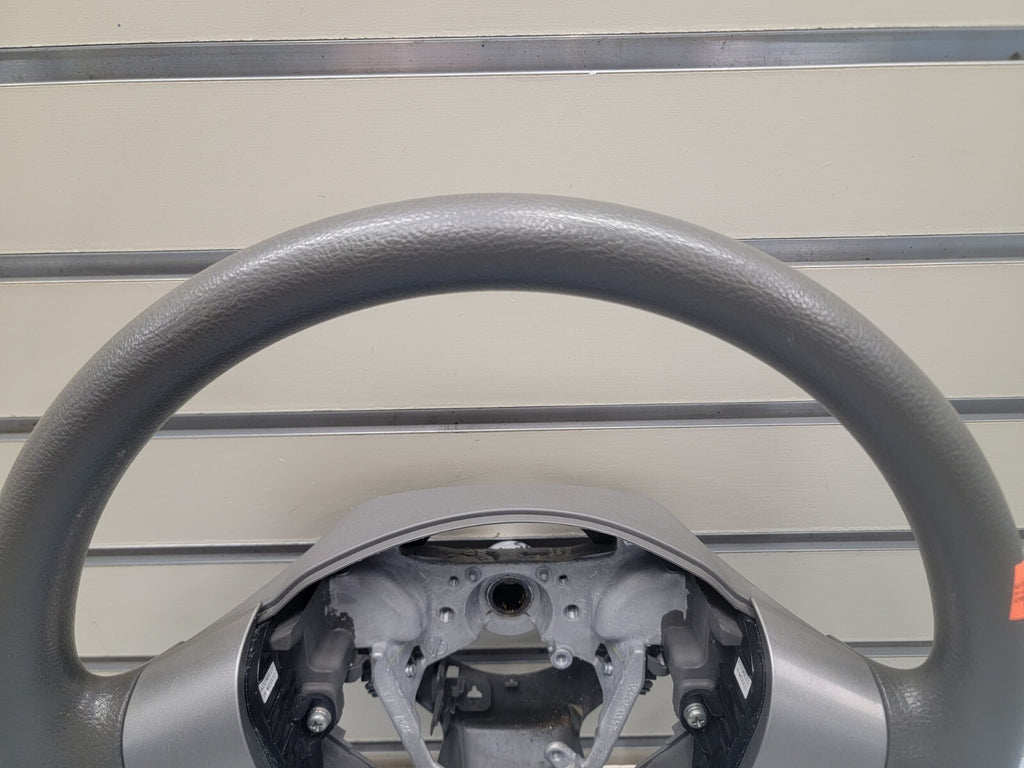 🔥09-13 TOYOTA MATRIX COROLLA FRONT STEERING COLUMN WHEEL ASSEMBLY GRAY LEATHER