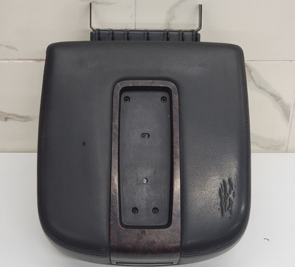 🔥07-14 Silverado Sierra Center Console Armrest Lid Leather Cover Assembly black