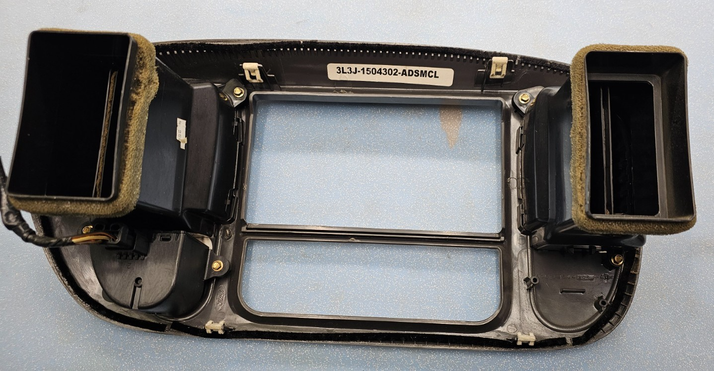 🔥1999-2003 FORD F150 F250 Expedition Dash Climate Control Radio Bezel BLACK OEM