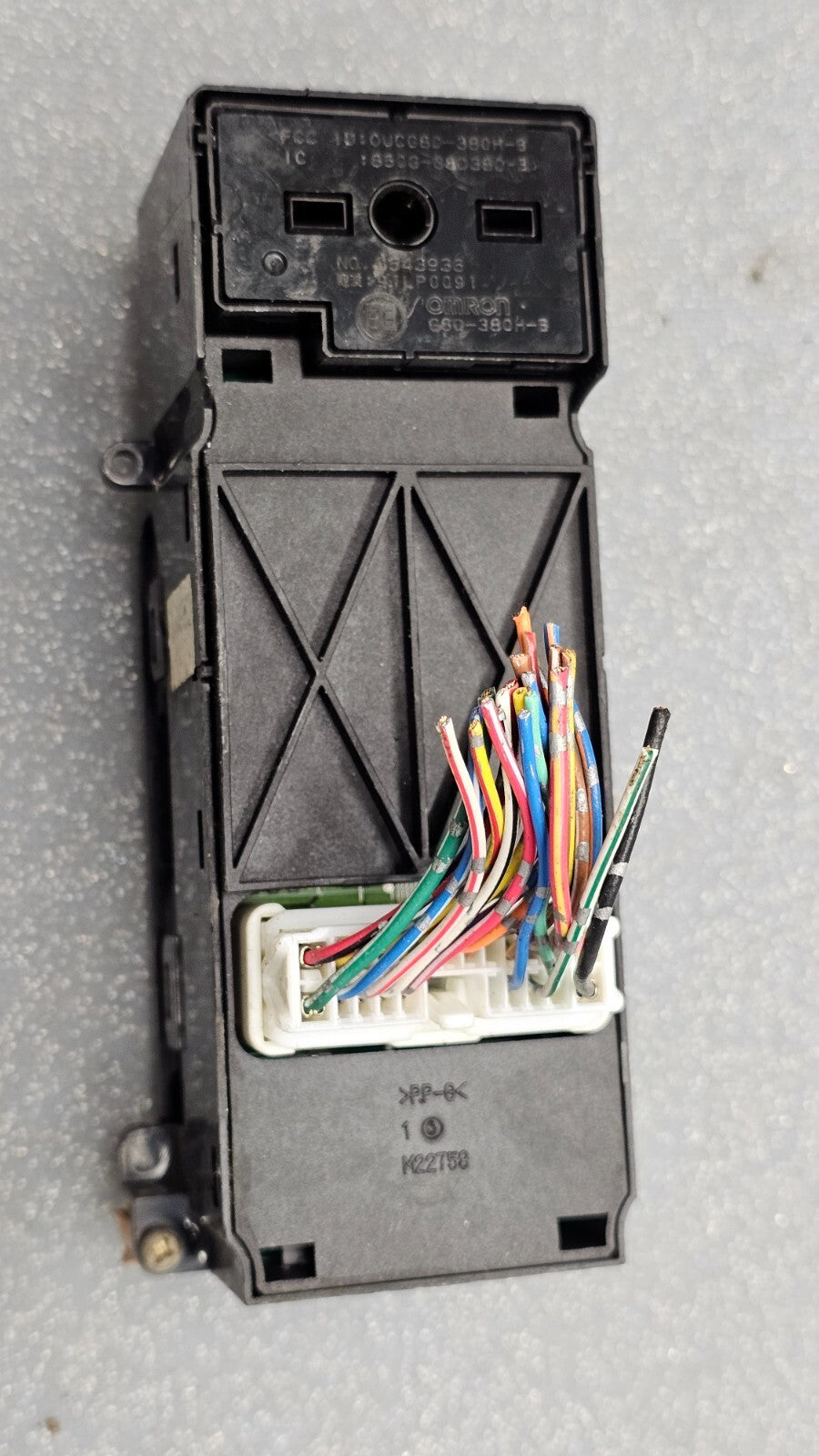 🔥03-07 ACCORD LEFT DRIVER MASTER POWER CONTROL DOOR WINDOW SWITCH BLACK WS11