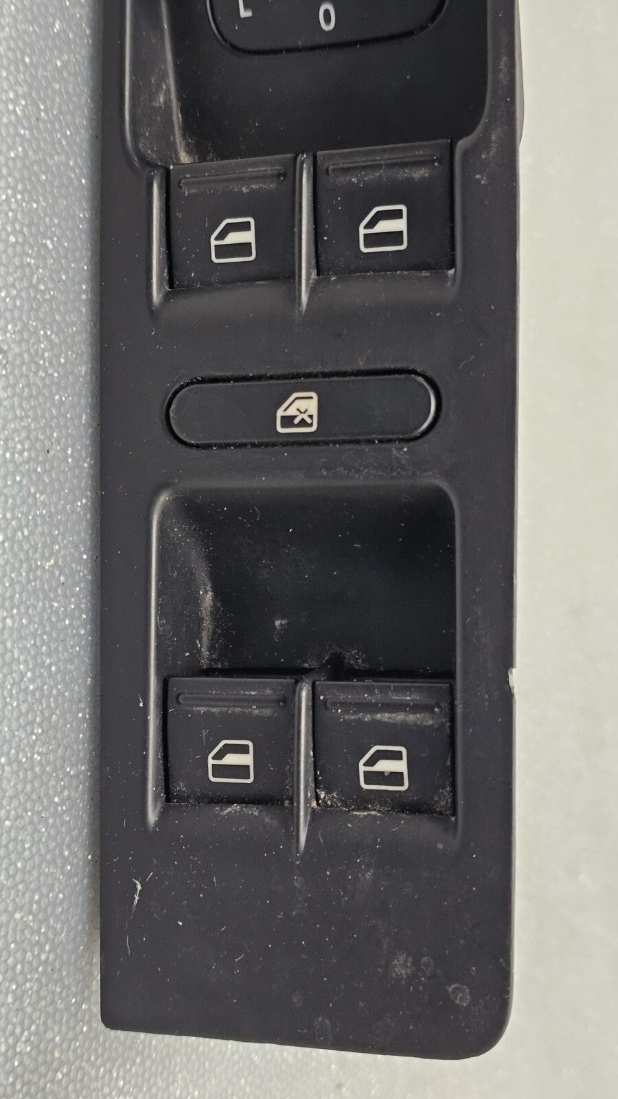 🔥09-17 CC Passat Golf Jetta Left  Driver Master Power Door Window Switch Black