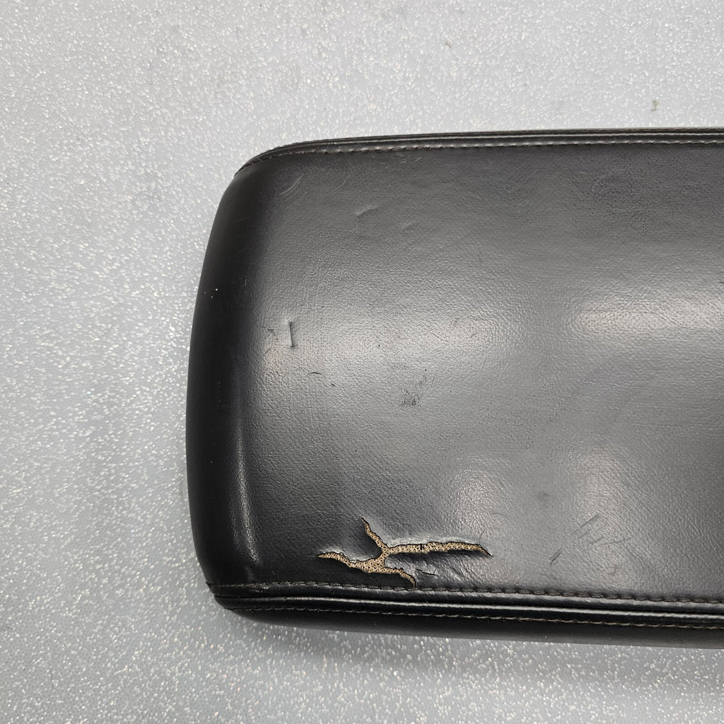 🔥08-10 Dodge Charger Center Console Arm Rest Lid Leather Assembly Cover BLACK