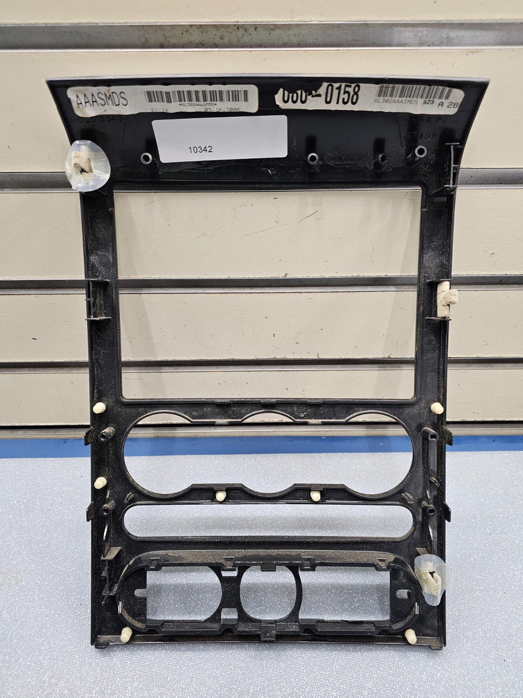 🔥04-08 Ford F150 Dash AM FM Radio Stereo Climate Bezel Trim Panel Carbon Fiber