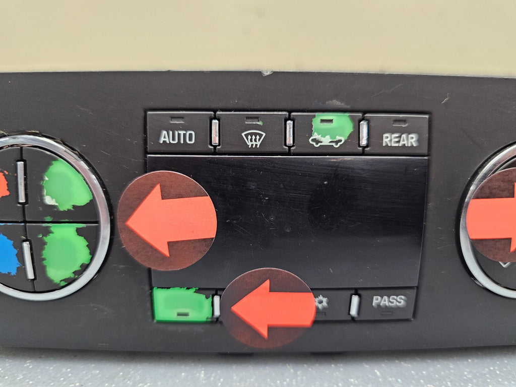 07-11 Silverado Sierra YUKON Dash Heater AC CLIMATE Control Temperature Digital