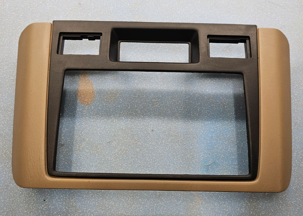 🔥1998-2003 TOYOTA SIENNA Front Dashboard Radio Surround Trim Panel Cover TAN