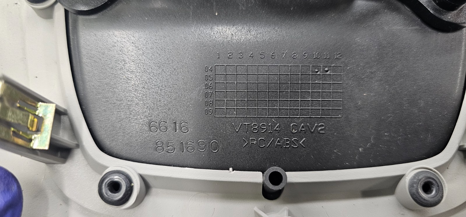 🔥2005-2009 UPLANDER TERRAZA MONTANA Overhead Console w/ Map Lights GRAY OEM