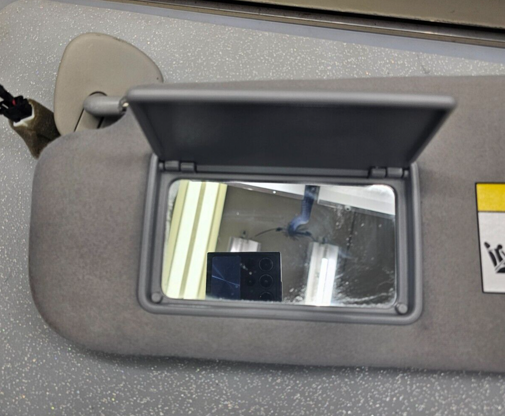 🔥2006-2010 Hyundai Sonata Sun Visor Driver Left Side Cloth Gray