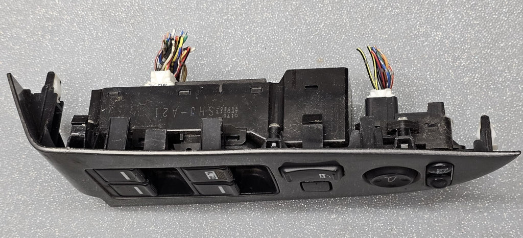 🔥05-10 Odyssey LH Left Driver Master Door Power Window Switch Push Pull Black