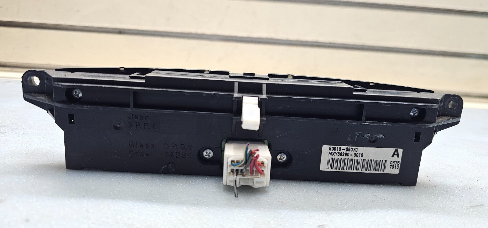 🔥02-06 Toyota Camry Digital Clock Time Display Right Passenger Assembly Black