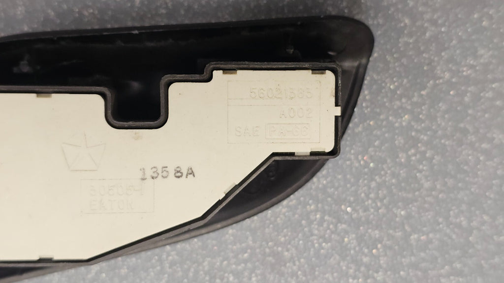 🔥98-01 Dodge RAM Dakota Power Window Switch Front Left Driver Master BLACK WS10