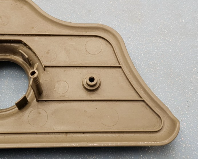 🔥03-06 SILVERADO SIERRA FRONT DRIVER POWER SEAT ADJUSTER HEAT SWITCH BEZEL TAN