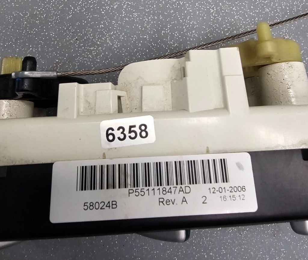 07-09 Patriot Compass Caliber Dash Heater Climate Temperatur Control Conditioner