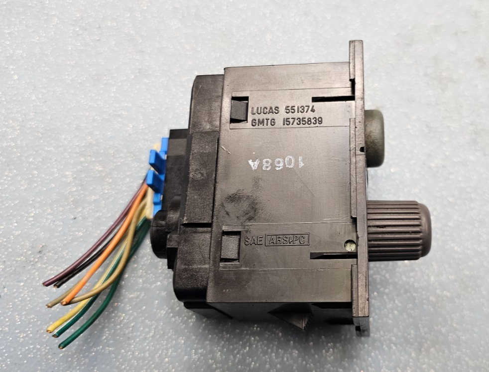 🔥99-02 TAHOE SUBURBAN GMC YUKON DENALI REAR WIPER FOG LIGHT SWITCH 4x4 BLACK