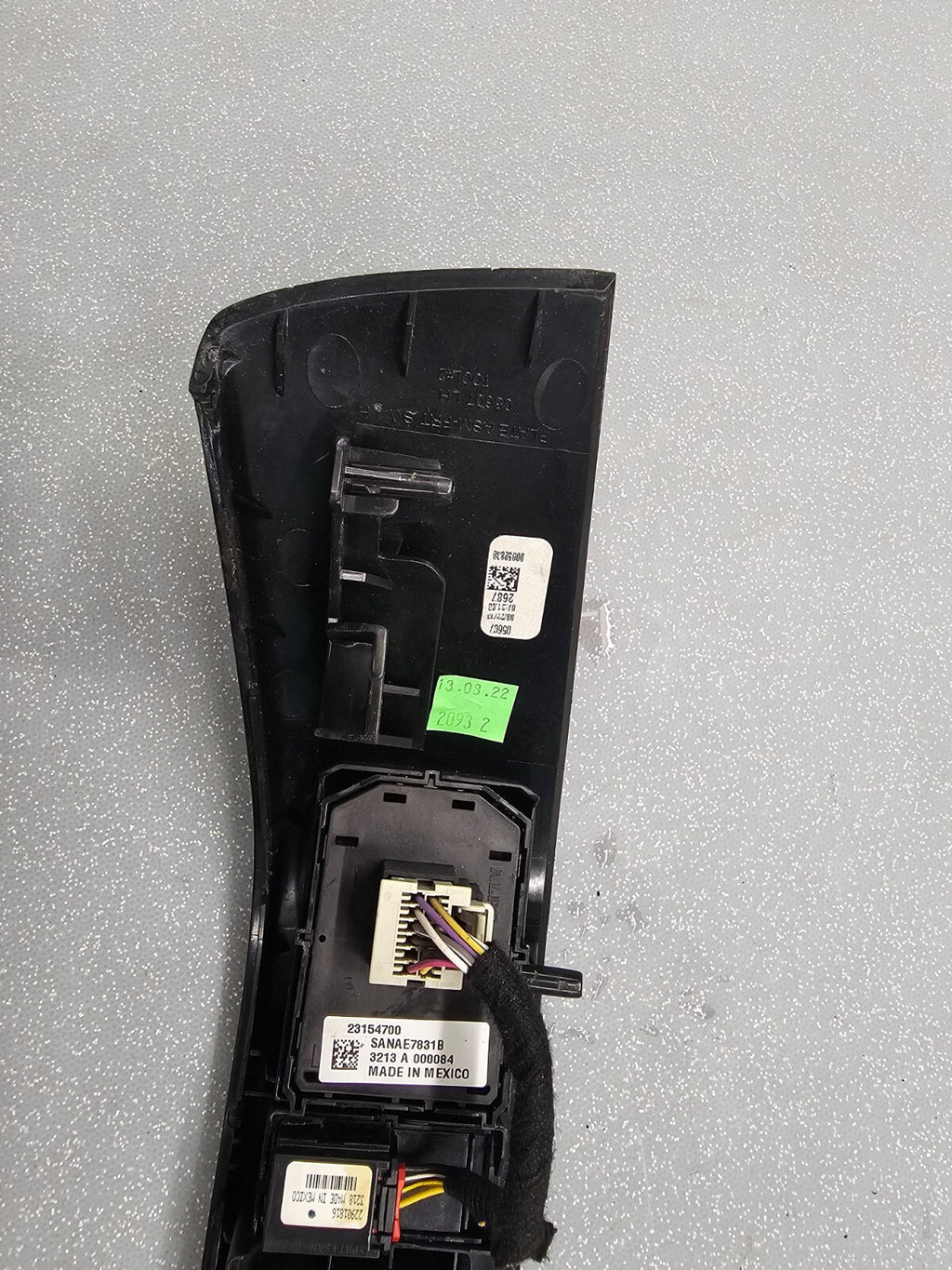 🔥14-22 Silverado Sierra Left Driver Master Window Door Mirror Switch Black OEM