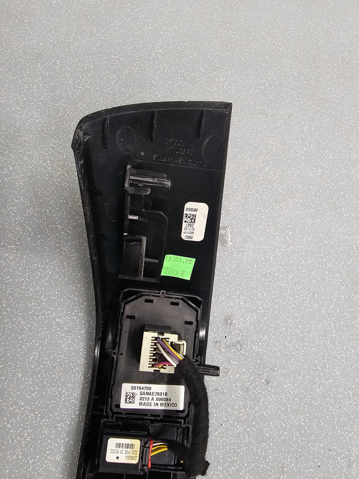🔥14-22 Silverado Sierra Left Driver Master Window Door Mirror Switch Black OEM