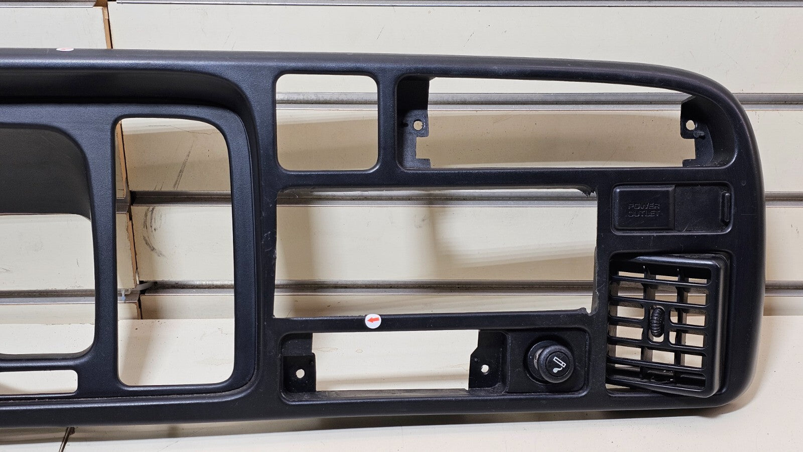 🔥94-97 Dodge Ram Dash Instrument Speedometer Cluster Trim Bezel Panel Black