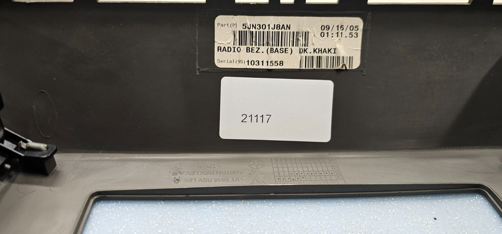 🔥05-07 Grand Cherokee Radio Dash Bezel Trim Surround Vent SLATE DK GRAY B30