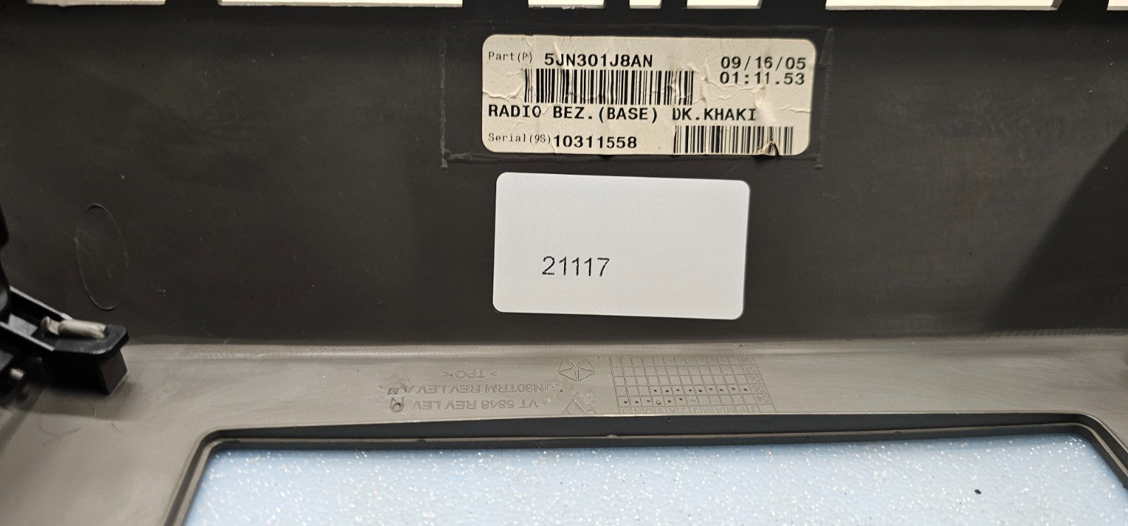 🔥05-07 Grand Cherokee Radio Dash Bezel Trim Surround Vent SLATE DK GRAY B30