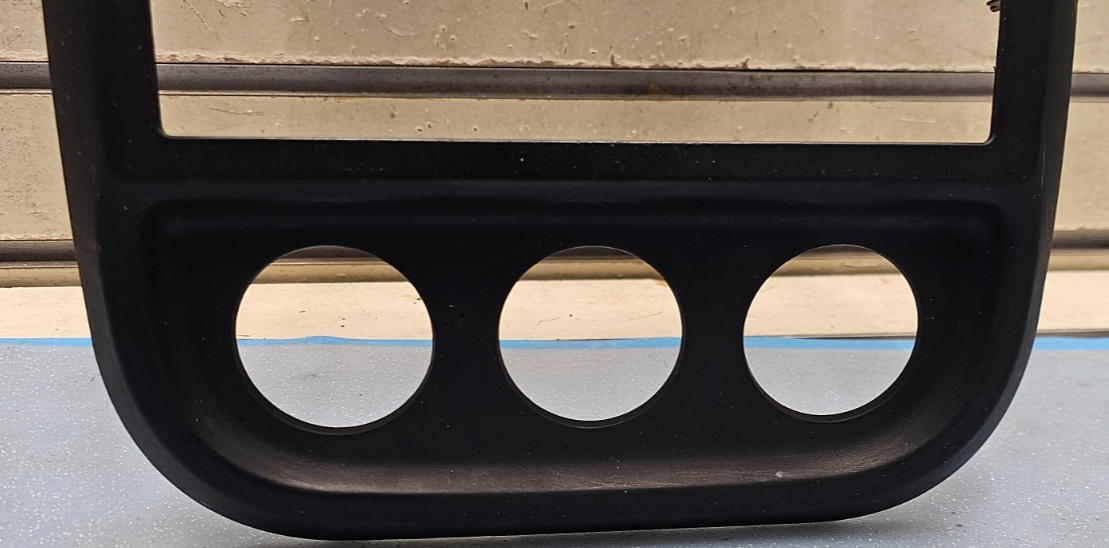 🔥10-16 Jeep Compass Patriot Center Dash Radio Climate Trim Bezel Panel BLACK