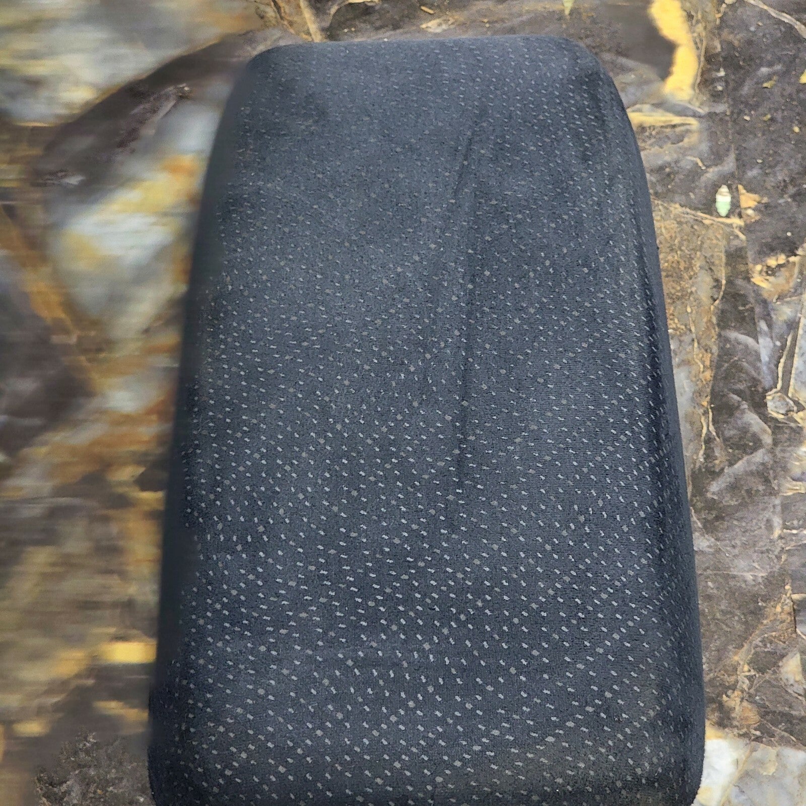 🔥06-11 Honda CIVIC Center Console SLIDING Armrest Lid Arm Rest w/ Dots BLUE Tan