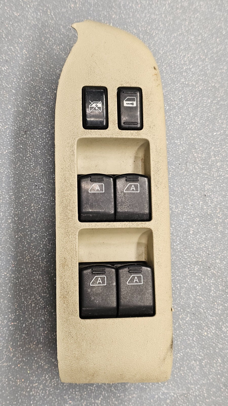 🔥05-07 Infiniti G35 Left Driver Master Door Power Window Switch Assembly Tan