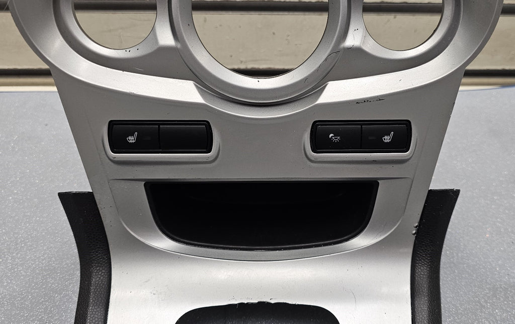🔥14-19 FORD FIESTA CENTER CONSOLE AC CONTROL SHIFTER SHIF BEZEL TRIM Silver OEM