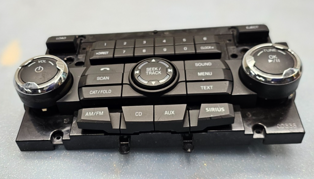 🔥10-12 Ford Fusion Milan AM FM Radio Stereo Climate Control Trim Panel Bezel