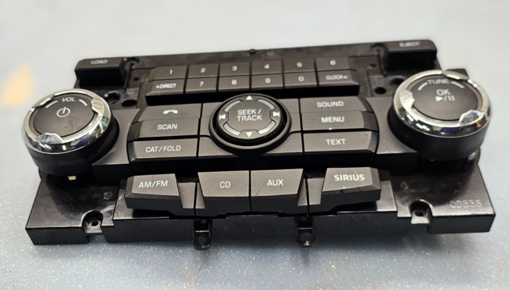 🔥10-12 Ford Fusion Milan AM FM Radio Stereo Climate Control Trim Panel Bezel