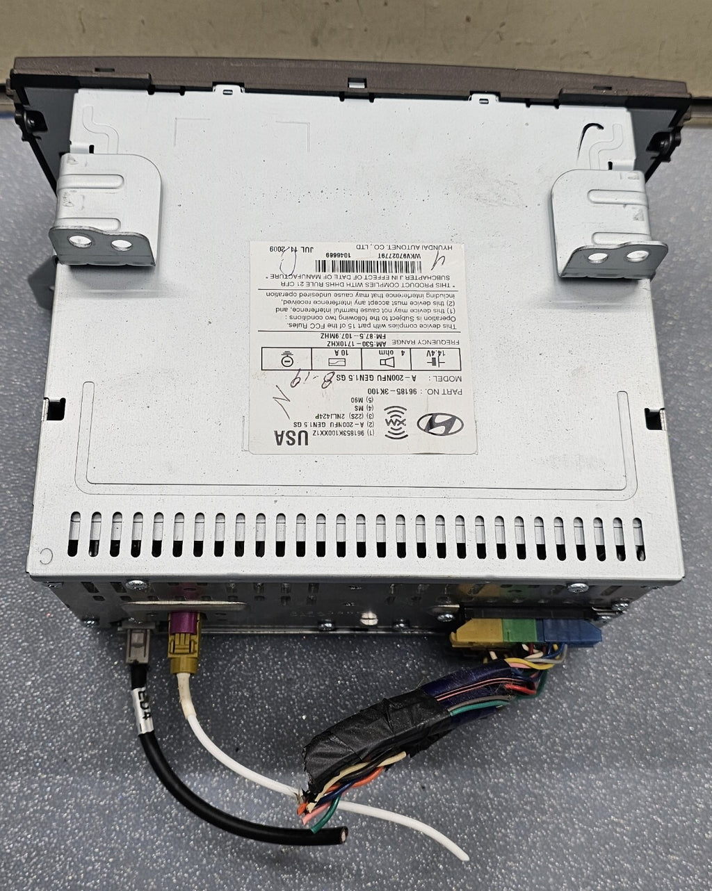🔥2009-2010 HYUNDAI Sonata receiver AM FM Stereo CD XM OEM Radio