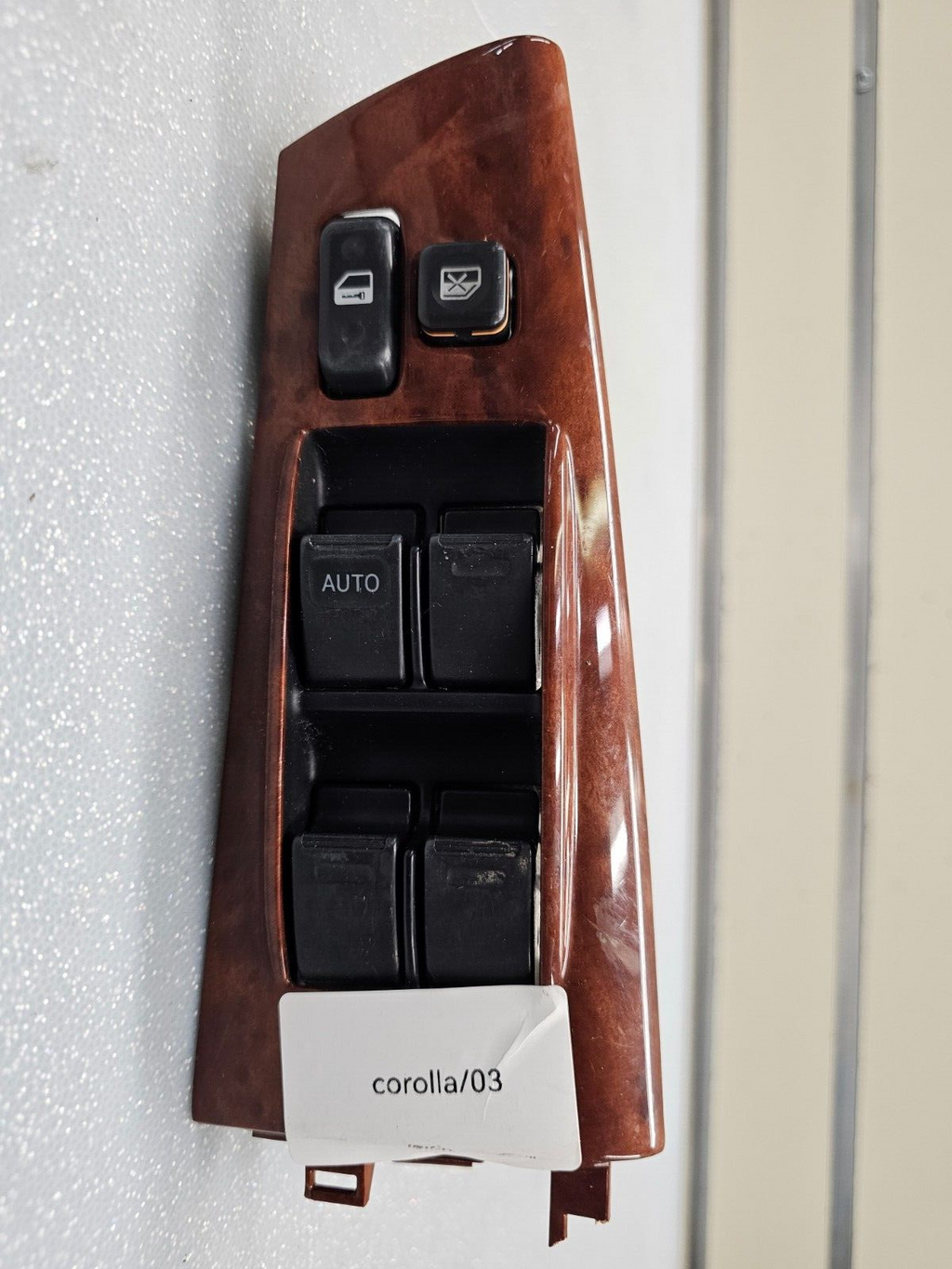 🔥03-08 Corolla Matrix Left Driver Master Power Window Switch Assembly Wood OEM