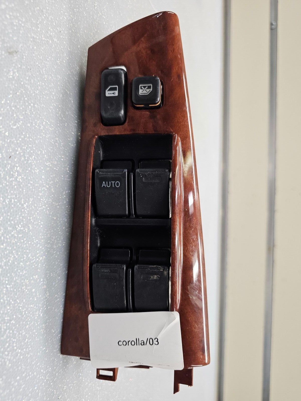 🔥03-08 Corolla Matrix Left Driver Master Power Window Switch Assembly Wood OEM