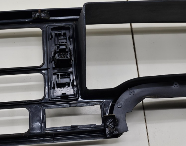 🔥95-99 CHEVY GMC TRUCK SILVERADO CK Instrument Cluster Dash Bezel Gray/Black C3