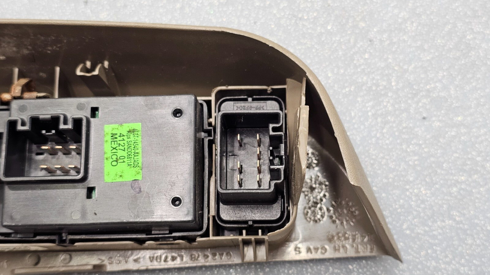 🔥02-05 Explorer Mountaineer Front Left Driver Master Door Window Switch Tan OEM