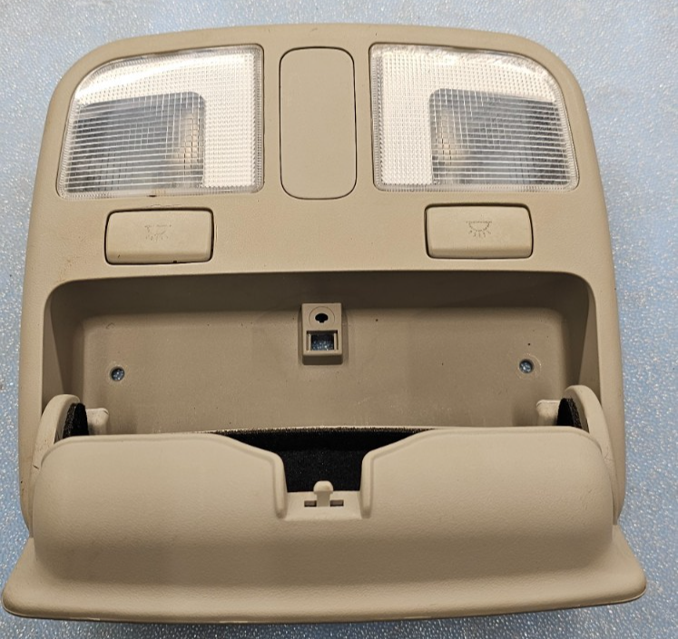 🔥06-10 Hyundai Sonata Overhead Console Dome Map Light Lamp Storage Assembly TAN