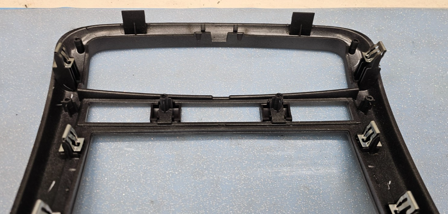 🔥07-09 Equinox Center Dash Radio Climate Stereo Bezel Trim Panel SILVER B43