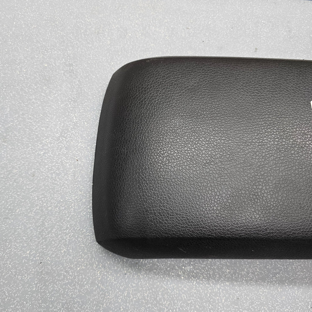 07-10 Edge Front Center Console Lid Leather Armrest Assembly Top Pad Cover Black
