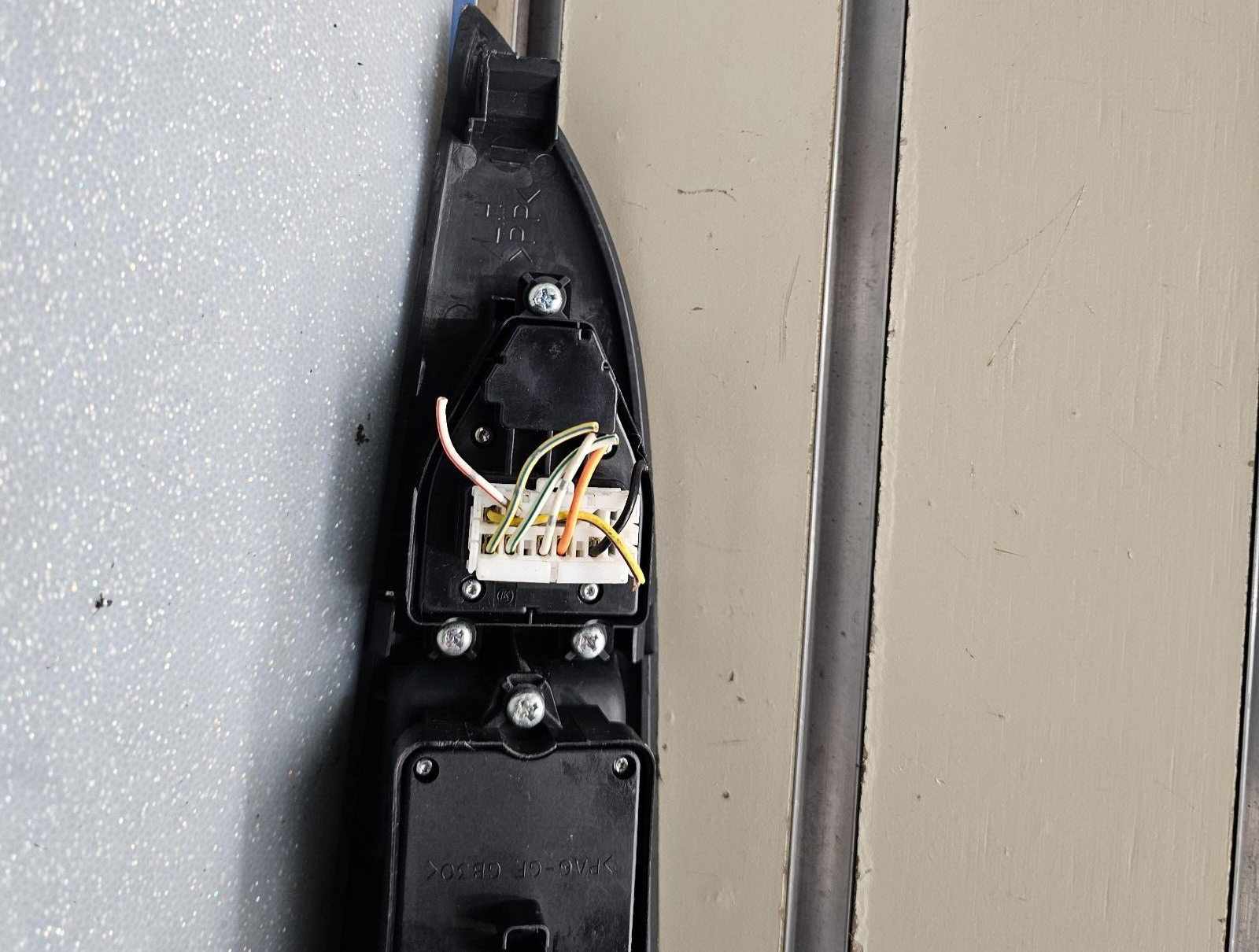 04-09 Mazda 3 Left Driver Master Door Power Window Control Switch Assembly Black