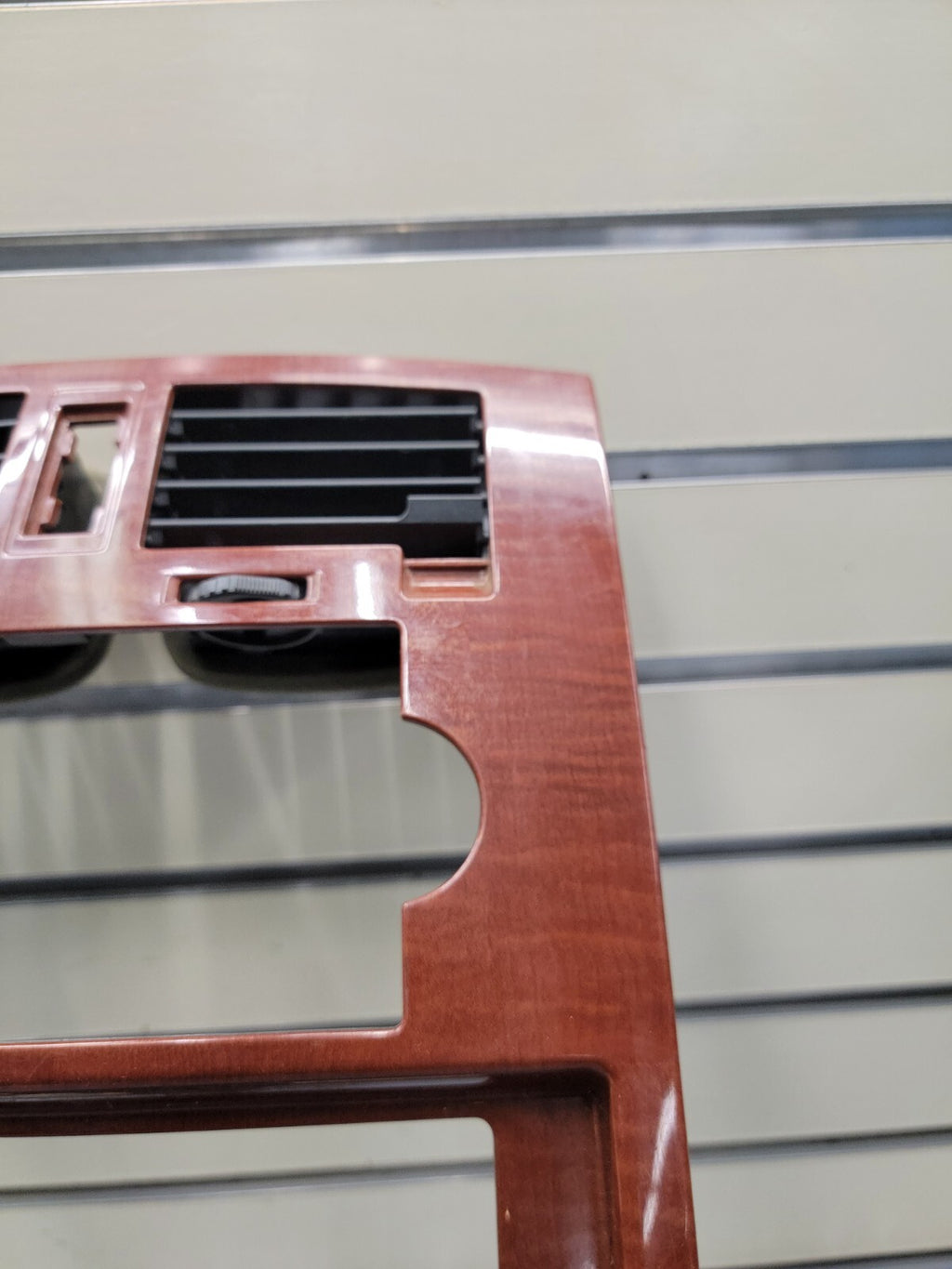 🔥05-07 Dodge DAKOTA Center Dash RADIO BEZEL Heater A/C Vents Trim WOODGRAIN B12