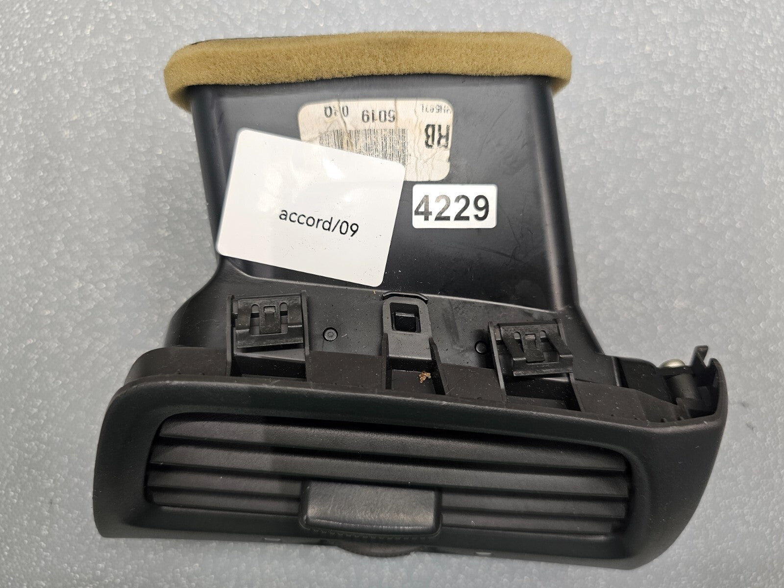 08-12 Honda Accord Dash Left Driver AC Air Vent Filter Heater Conditioner Black