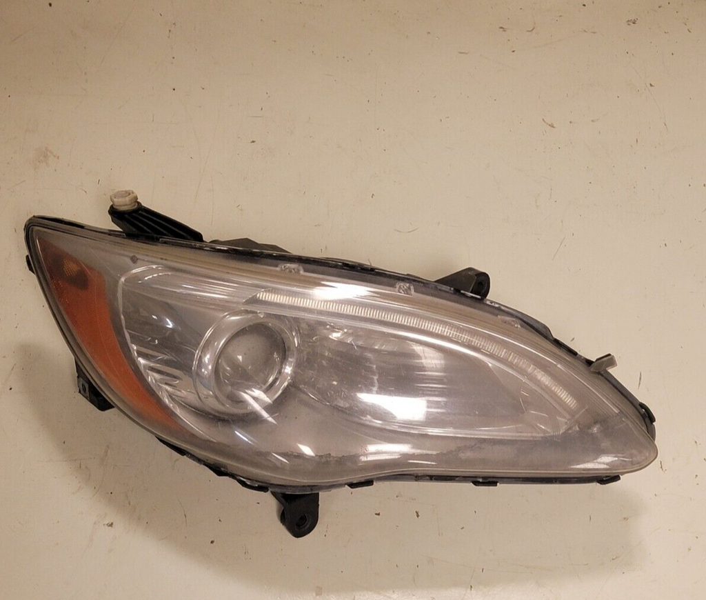 11-14 Chrysler 200 Halogen Headlight Head Lamp Chrome Bezel Passenger Right OEM
