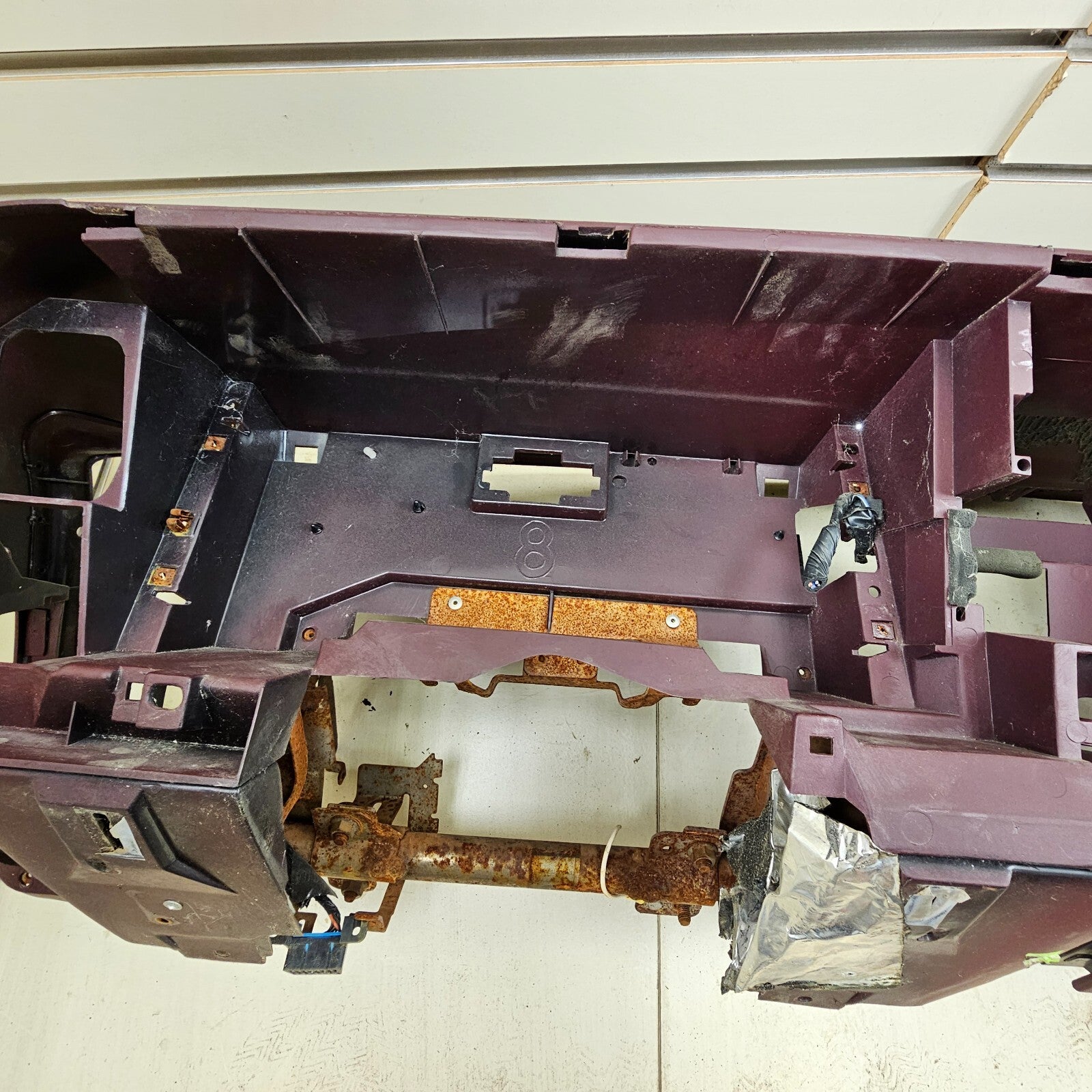 🔥95-99 CHEVY GMC SILVERADO C/K Dashboard DASH CORE Frame Mount DARK RED DB2