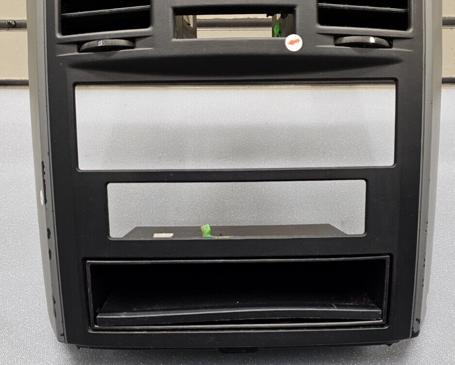 08-10 Grand Caravan Town Country Dash AM FM Radio Stereo Trim Bezel Panel Black
