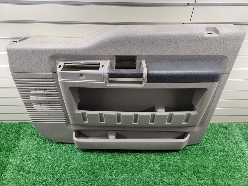 🔥08-10 FORD F250 SUPER DUTY FRONT PASSENGER SIDE DOOR PANEL OEM COVER Light Tan