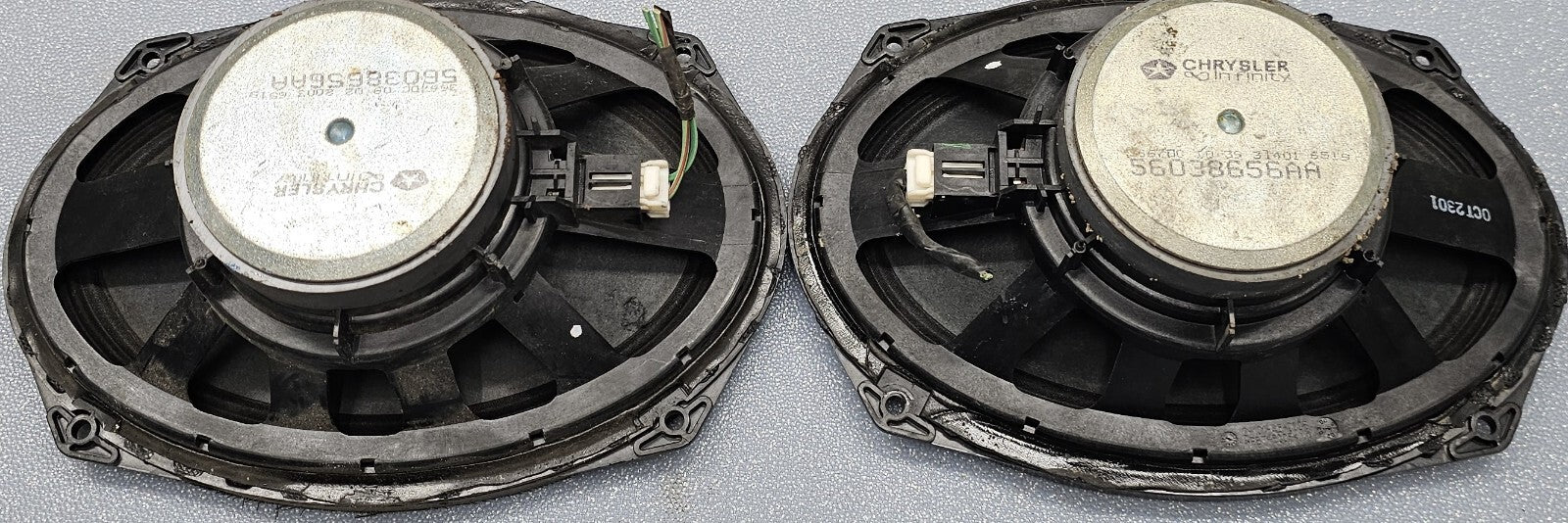 🔥1999-2004 Jeep Grand Cherokee WK 6x9 OEM Front Door Speaker Assembly Pair